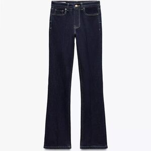 Zara Bootcut low rise contour dark blue Women's Jeans USA 4